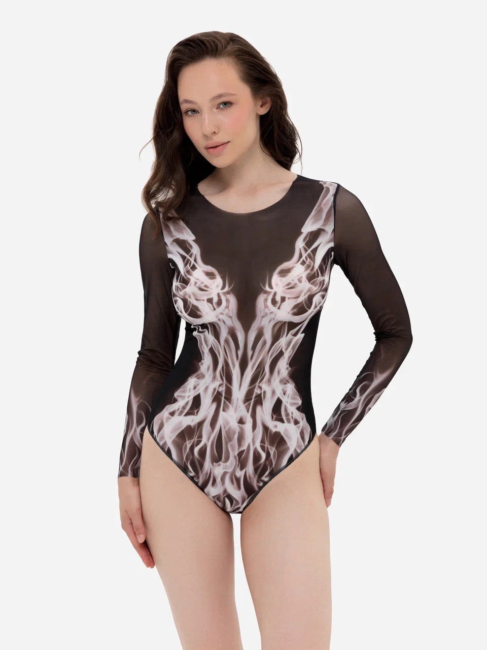 Swimsuit with Sleeves Flame