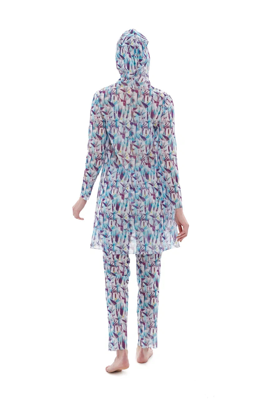 Burkini with Hood Strelizia