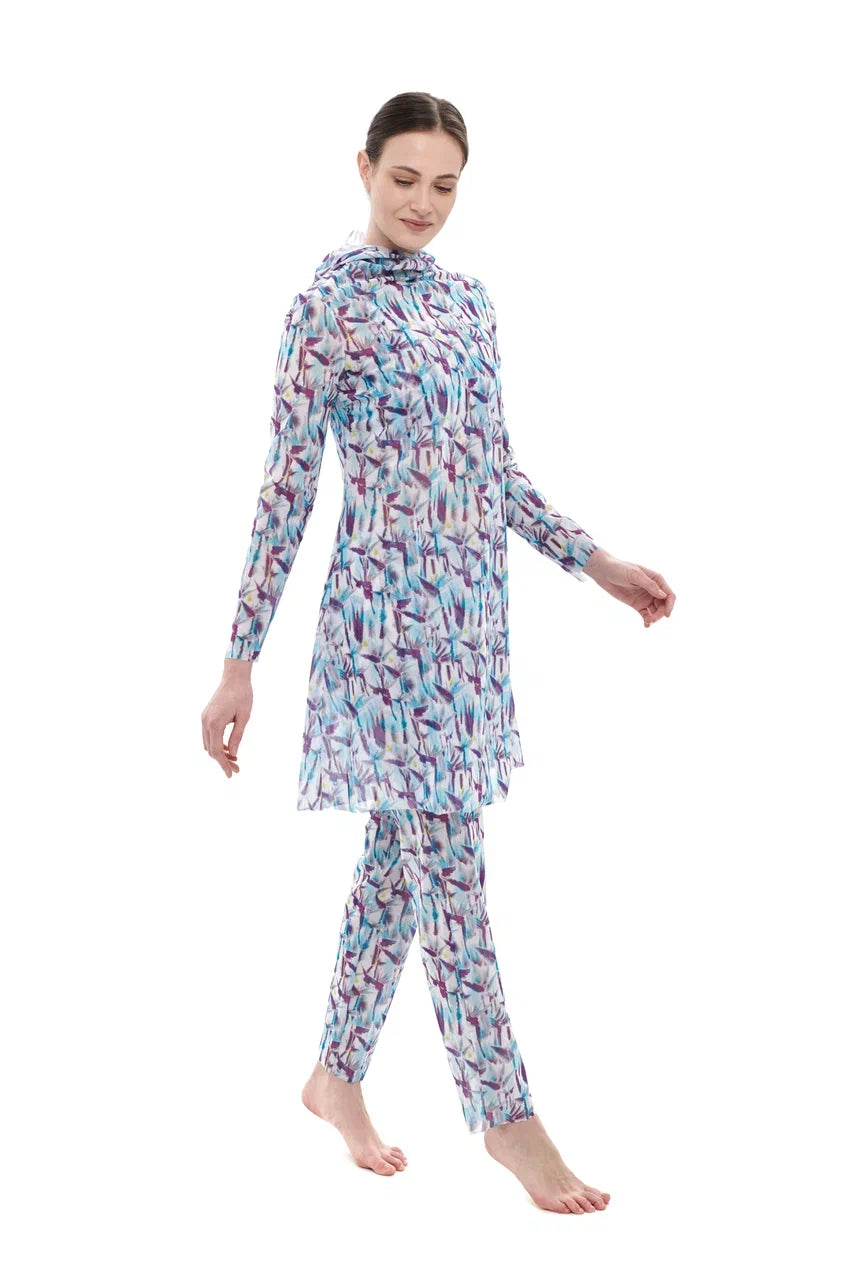 Burkini with Hood Strelizia