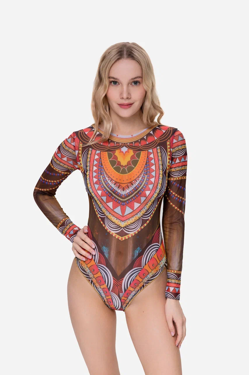 Swimsuit with Sleeves Africa