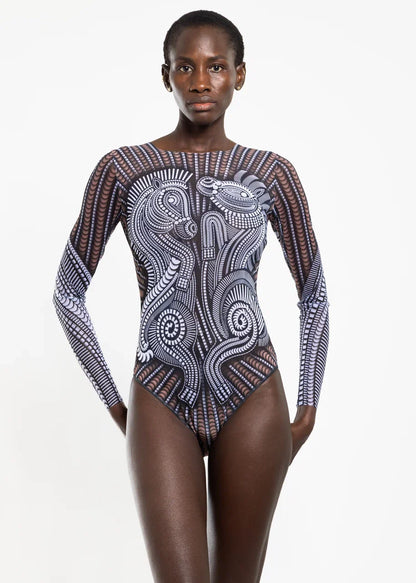 Swimsuit with Sleeves Horses 2026