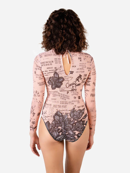 Swimsuit with Sleeves Nude Body-Art