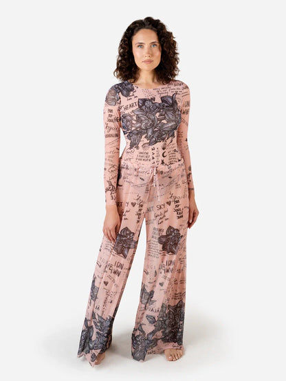 Swimsuit with Sleeves Nude Body-Art