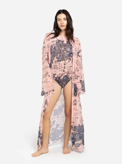 Swimsuit with Sleeves Nude Body-Art