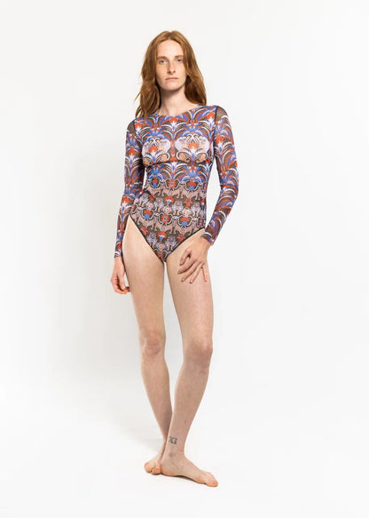 Swimsuit with Sleeves Medieval Green
