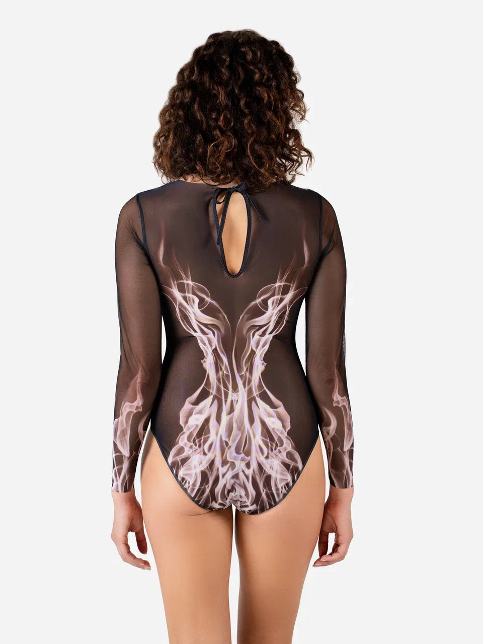 Swimsuit with Sleeves Flame