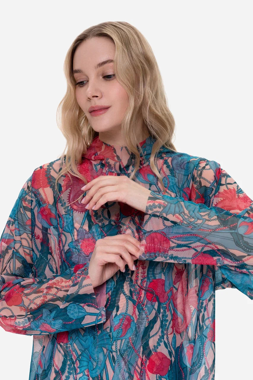 Smart T-Shirt Oversize with Hood Seaunicorns