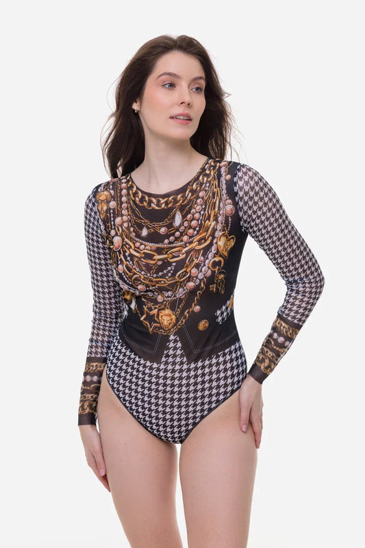 Swimsuit with Sleeves Paris Chic