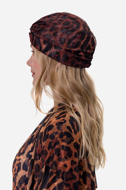 Swimsuit with Sleeves Leopard