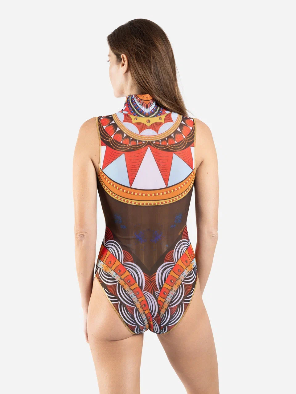 Zipper Swimsuit Africa. Sport Edition