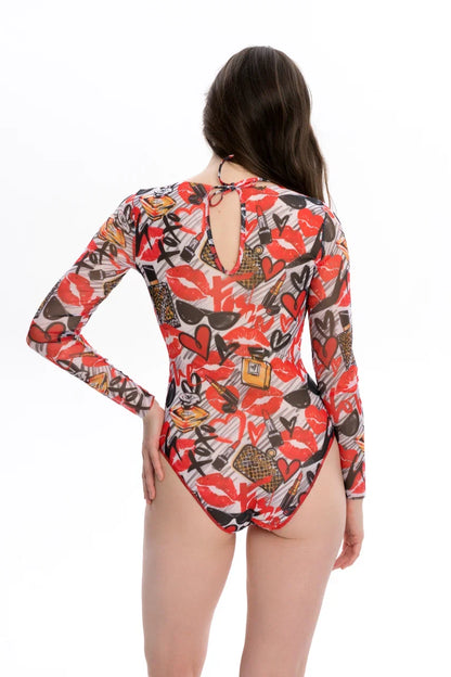 Swimsuit with Sleeves Fashion