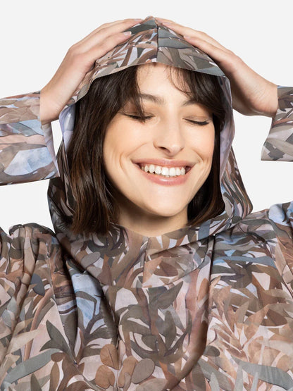 Smart T-Shirt Oversize with Hood Olives
